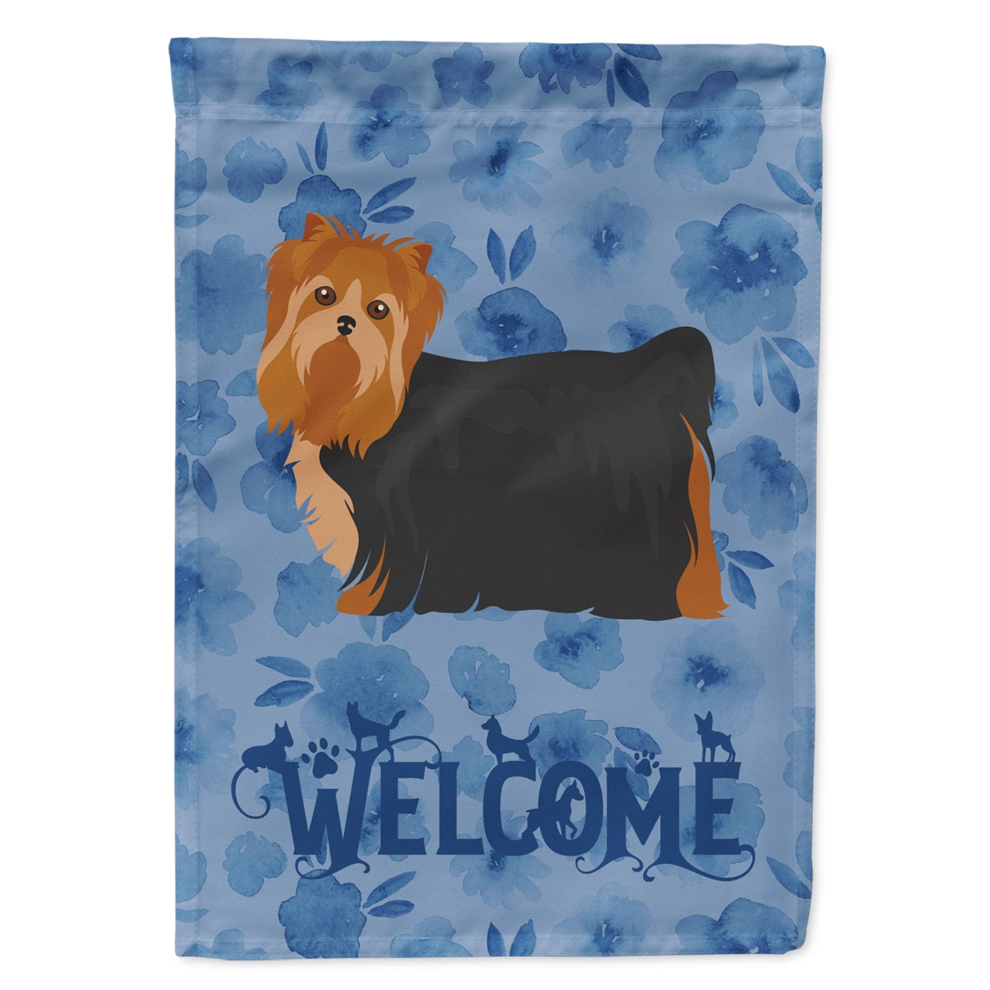 Yorkshire Terrier #2 Welcome Flag Garden Size